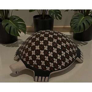 Mata Ortiz Pottery Martha Hernandez Turtle Traditional Paquime Folk Art Mexican